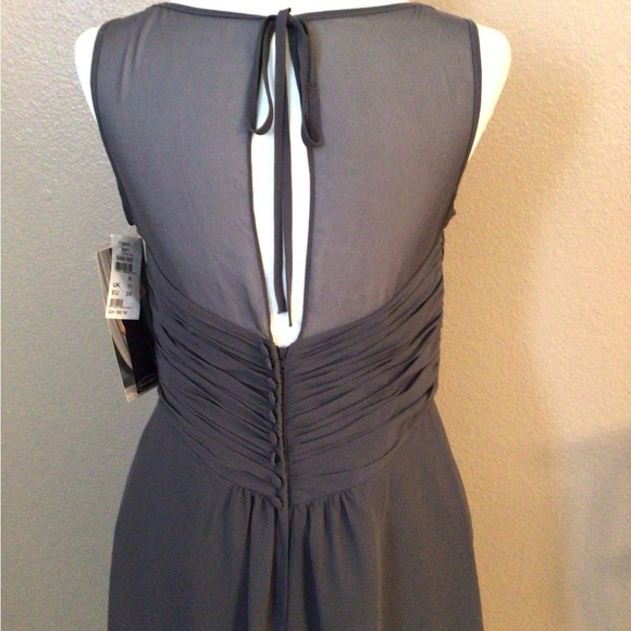 Alfred Angelo Gray Sleeveless Dress - Picture 3 of 5